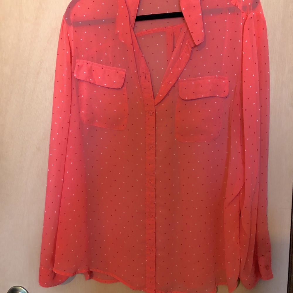 Polka dot blouse